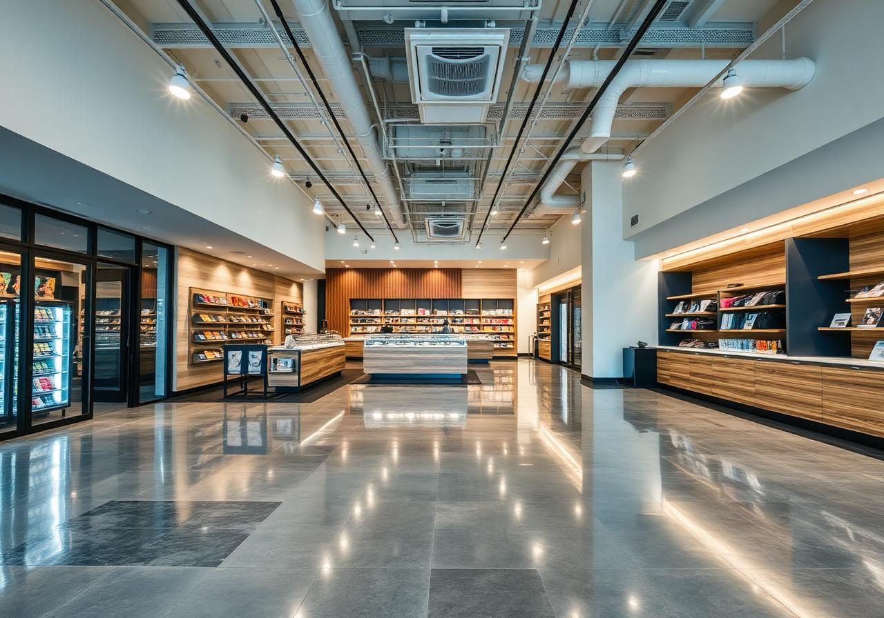 Commercial buildout — after
